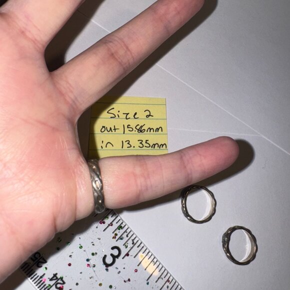 Sterling Silver Celtic Ring, Size 2 - Picture 2 of 14